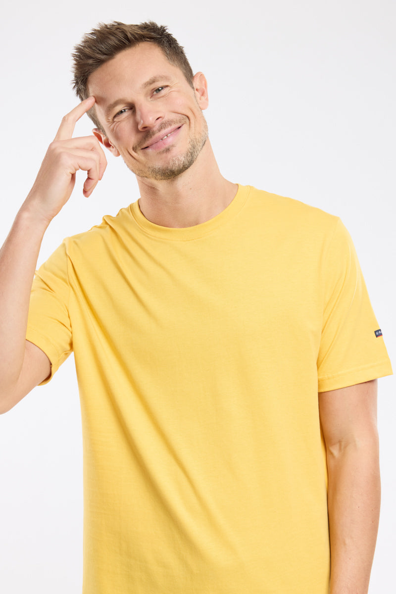 armor-lux-t-shirt-uni-homme-en-coton-l-ger image 2
