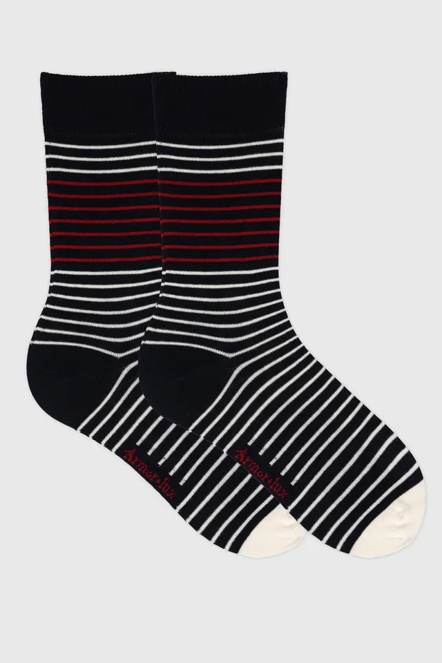 armor-lux-chaussettes-ray-es-homme-coton-39-46-3 image 1