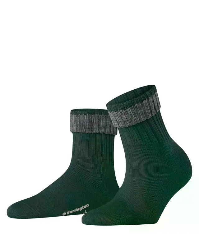 burlington-plymouth-chaussettes-femme-laine-vert-forest-7450-36-41 image 1