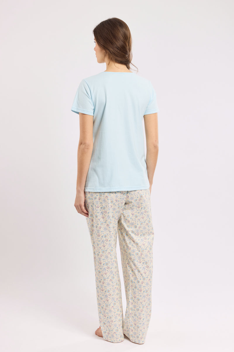 armor-lux-pyjama-fleuri-femme-coton-l-ger-2-pi-ces image 4