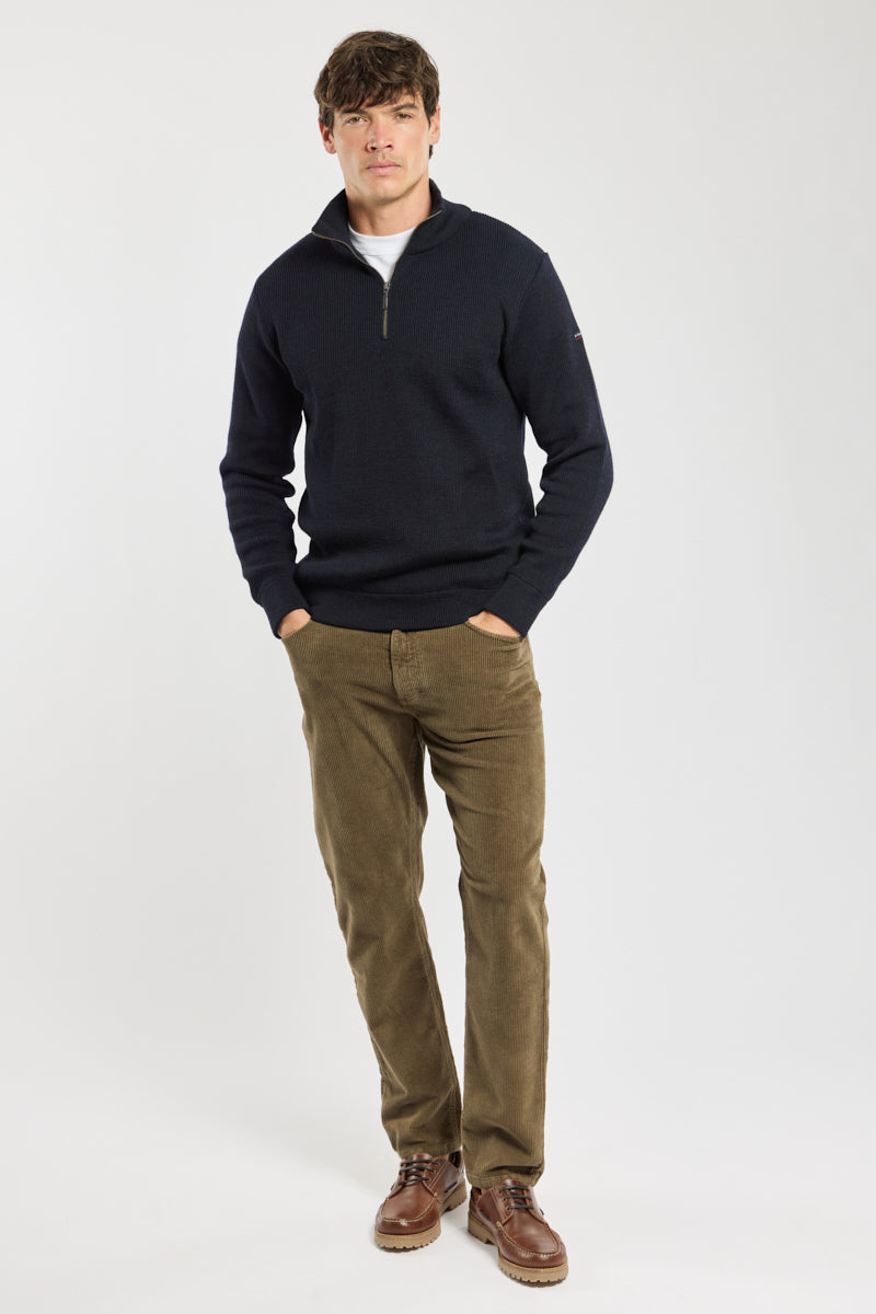 pull-camionneur-homme-armor-lux-ch-teaulin-100-laine-zipp image 3