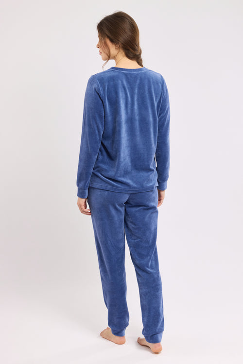 armor-lux-pyjama-jogging-velours-femme-haut-pantalon-2 image 5