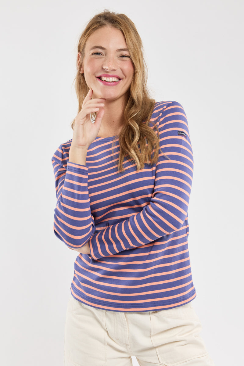 armor-lux-marini-re-lesconil-femme-coton-pais-col-bateau-2 image 1