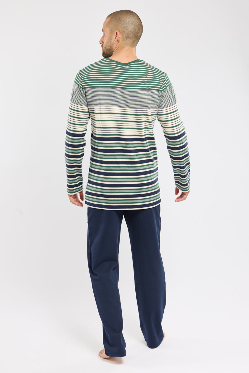 armor-lux-pyjama-droit-homme-coton-pais image 4