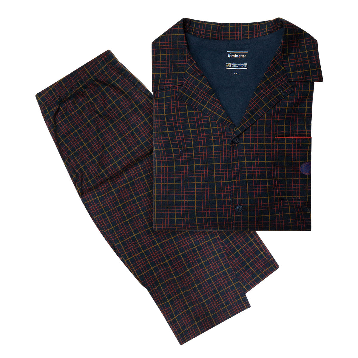 eminence-pyjama-long-homme-l-cossais-tartan-coton-gratt image 6