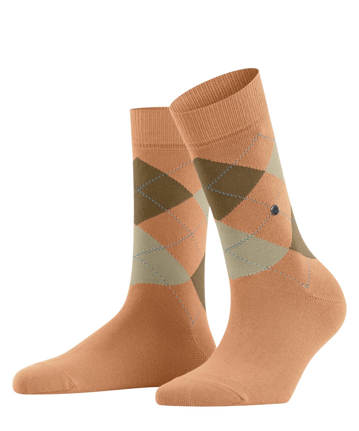 burlington-queen-chaussettes-femme-orange-peach-8766-36-41 image 1