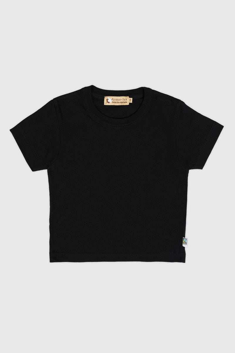 armor-lux-t-shirt-enfant-uni-coton-quitable-manches-courtes image 1