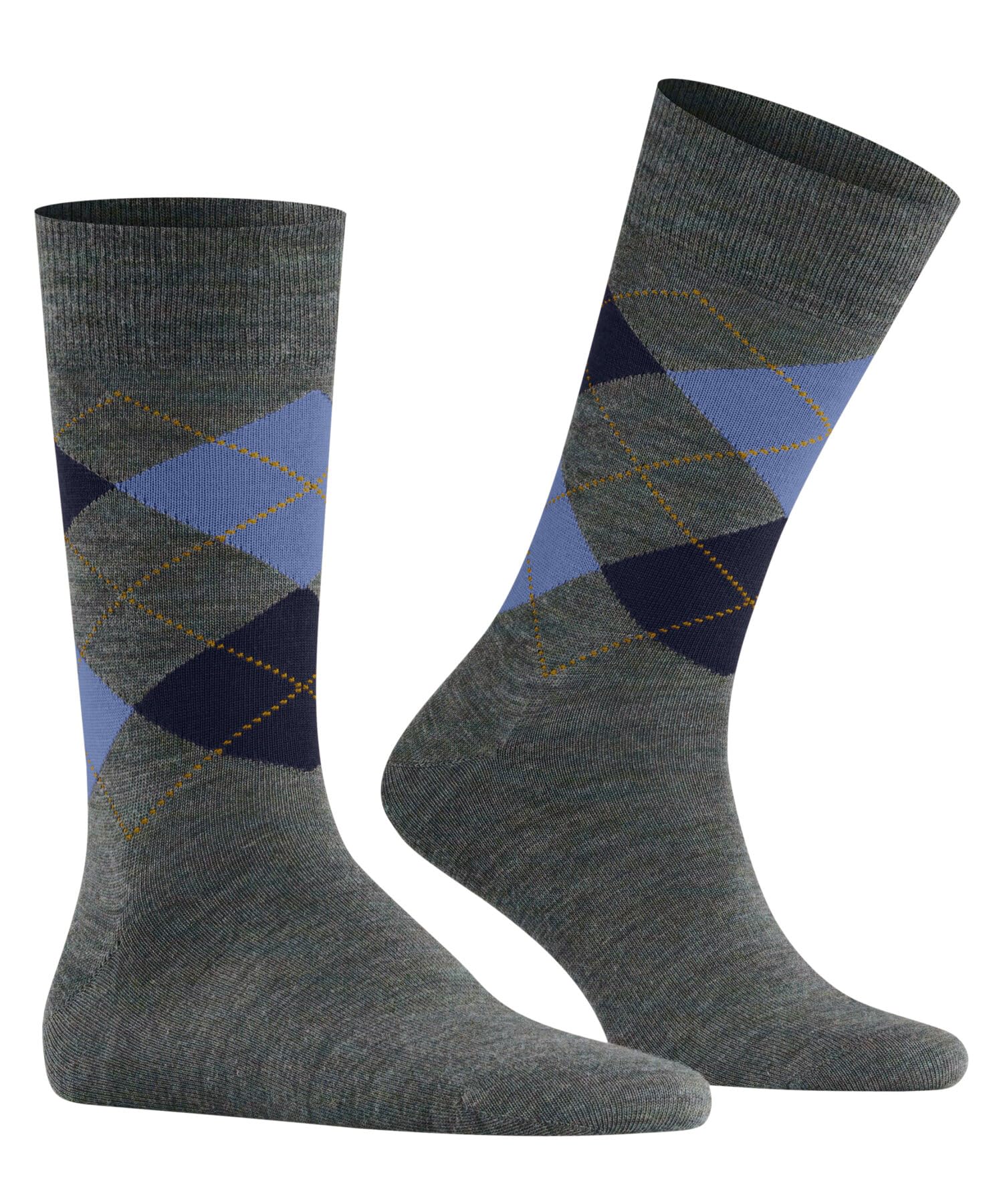burlington-edinburgh-melange-chaussettes-homme-laine-bleu-cornflower-blue-6337-4 image 3
