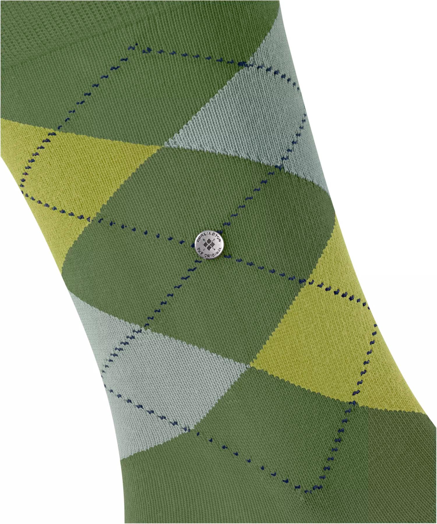 burlington-king-chaussettes-homme-coton-argyle-vert-bamboo-7654-40-46 image 3