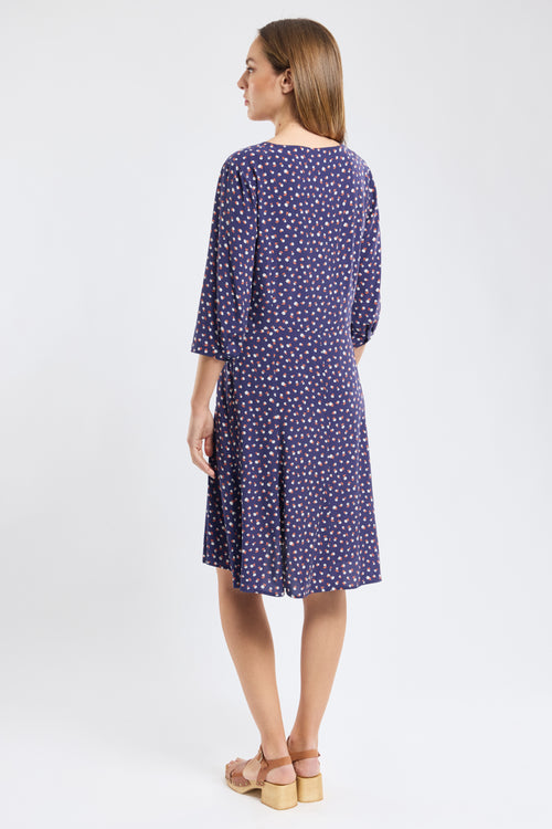 armor-lux-h-ritage-robe-fleurie-femme-cupro-manches-3-4 image 4