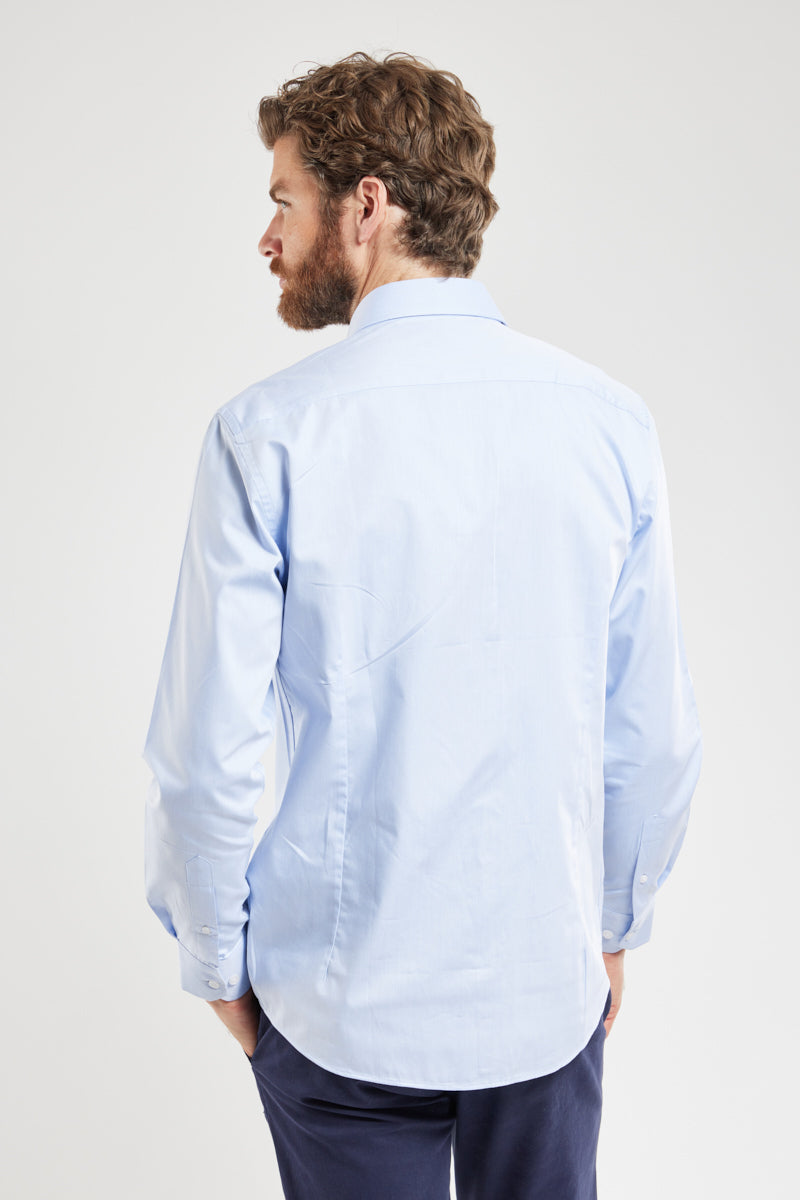 armor-lux-chemise-homme-coupe-ajust-e-coton-col-italien image 2