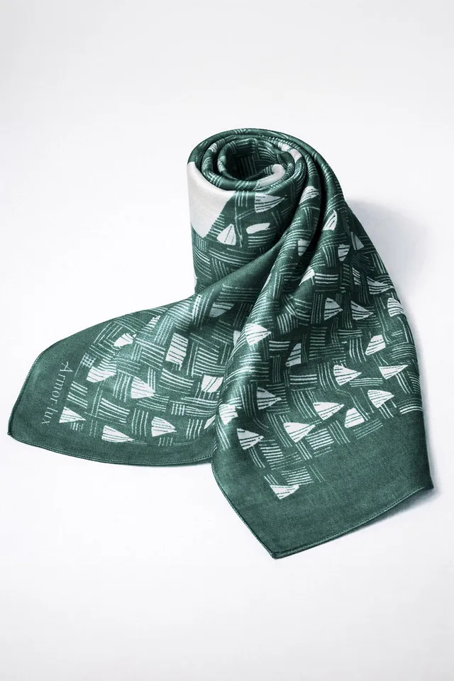armor-lux-foulard-imprim-unisexe-coton-50-x-180-cm image 1