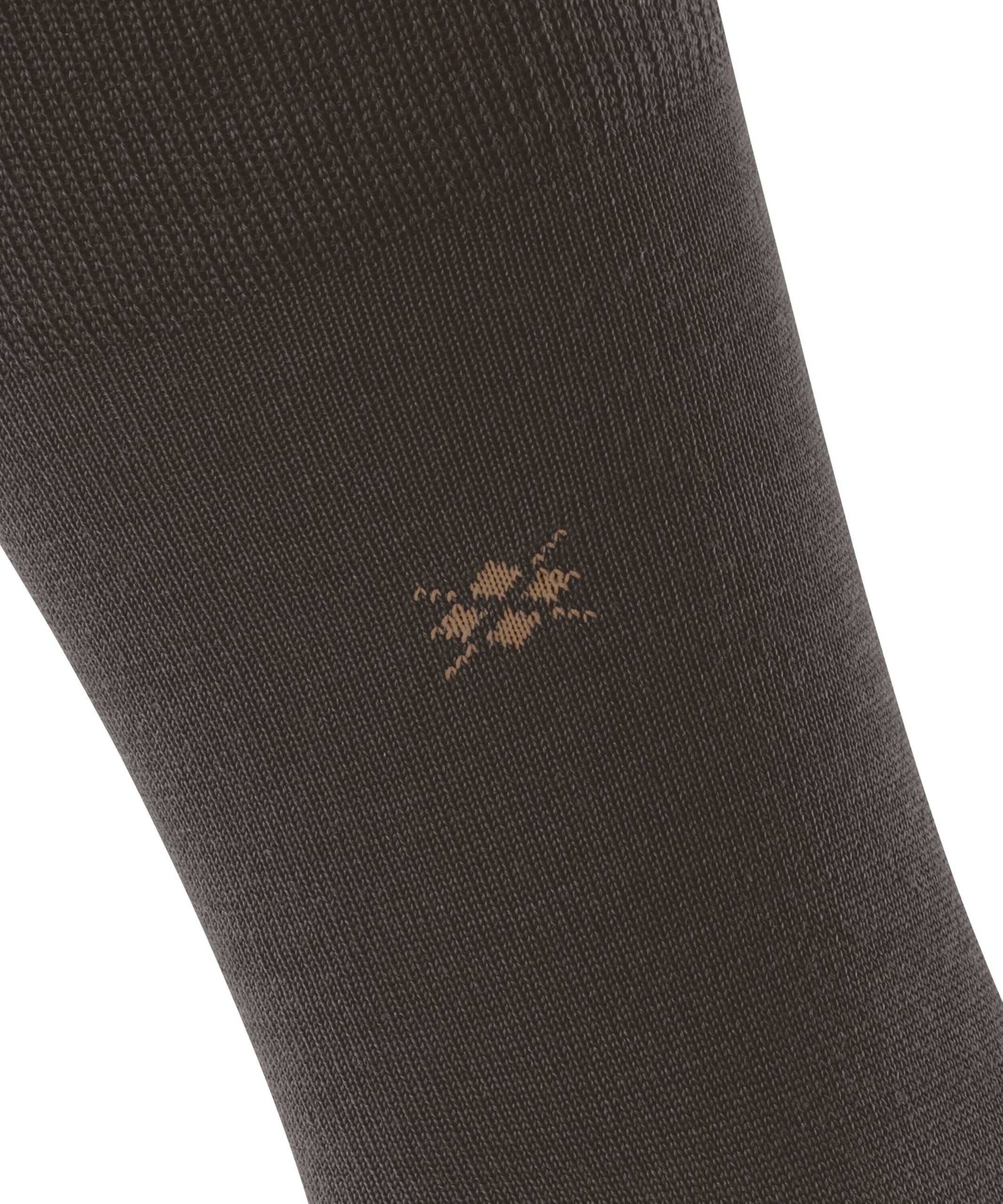 burlington-leeds-chaussettes-homme-coton-laine-unies-marron-dark-brown-5235-40-4 image 3