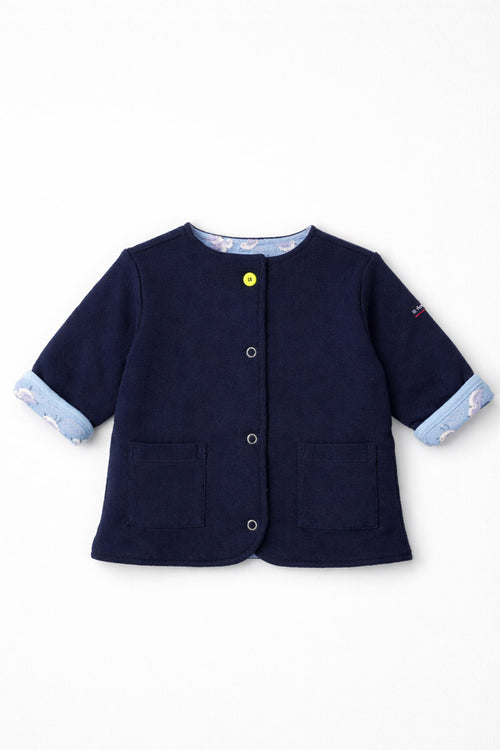 armor-lux-veste-r-versible-b-b-coton-matelass-e-mouettes image 3