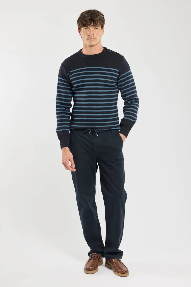 armor-lux-pantalon-homme-taille-lastiqu-e-coupe-large-coton image 1