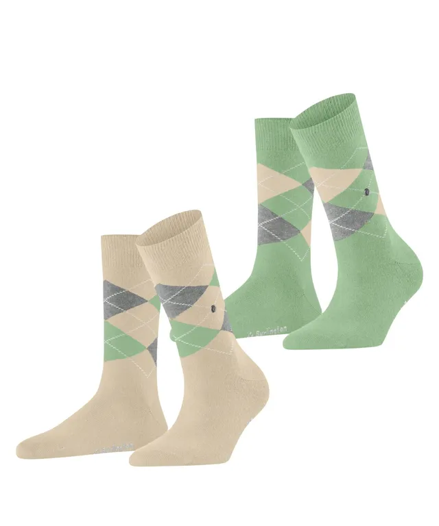 burlington-everyday-argyle-w-so-beige-cream-36-41-2-paires image 1