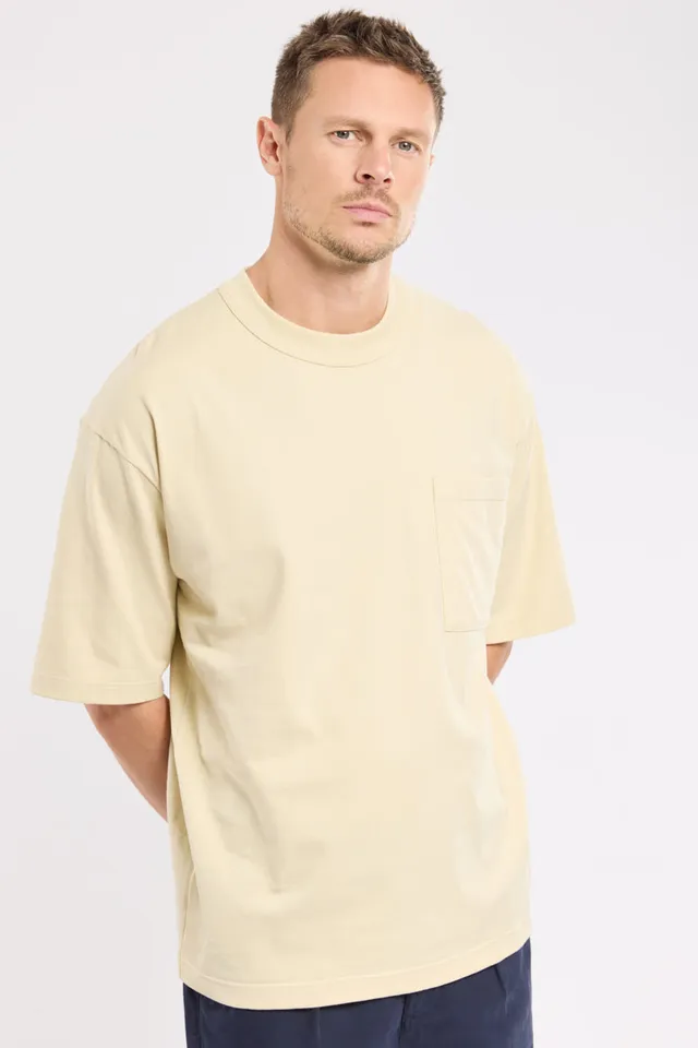 armor-lux-h-ritage-t-shirt-coupe-large-coton-bio-poche-poitrine image 1