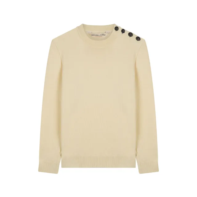 atelier-tuffery-patrimoine-pull-homme-laine-cru-saint-james-x-tuffery image 1
