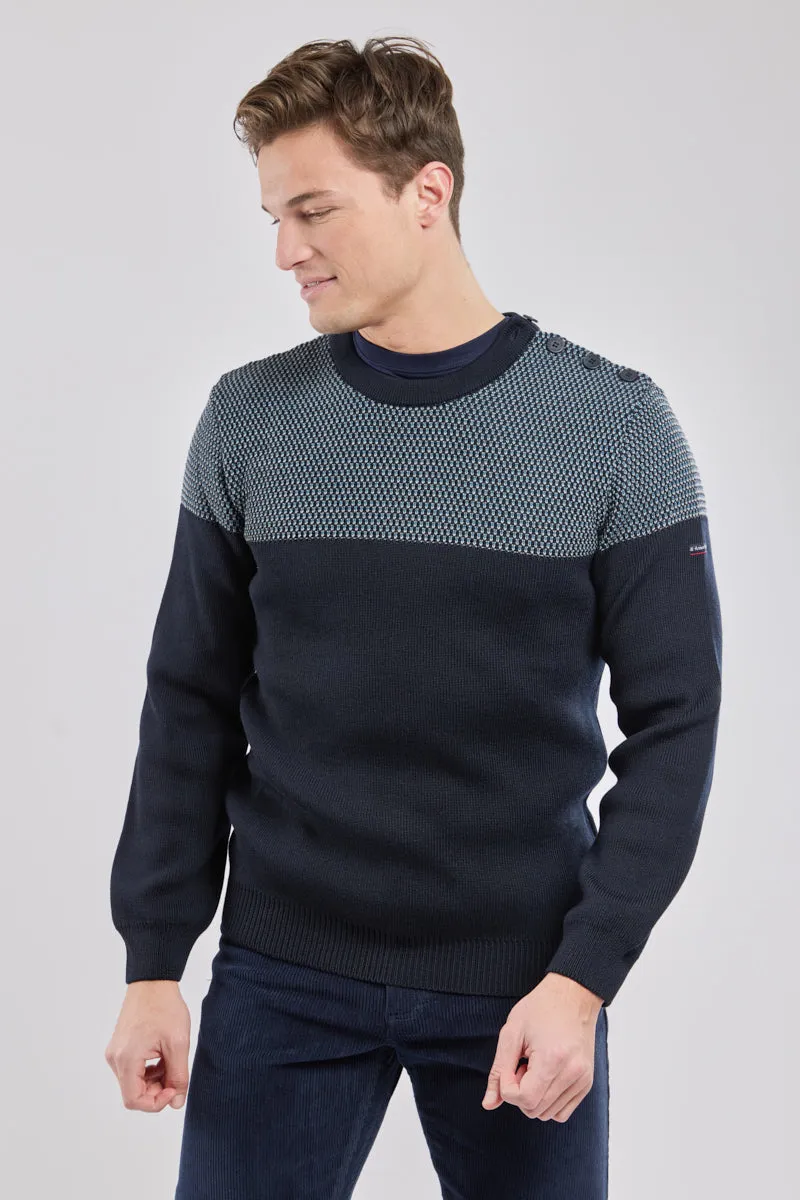armor-lux-pull-marin-jacquard-homme image 1