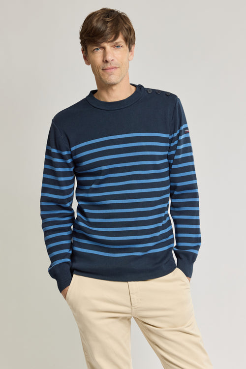 armor-lux-fouesnant-pull-marin-ray-coton-homme image 2