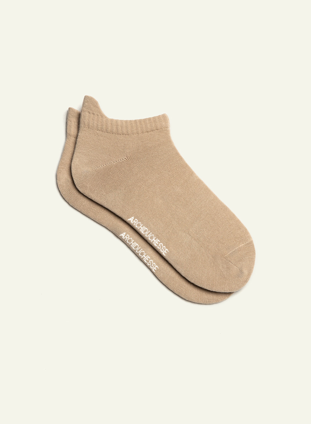 archiduchesse-socquette-beige-caf-au-lait-coton-france image 2