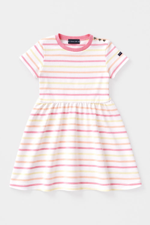 armor-lux-robe-ray-e-kids-interlock-100-coton-boutons-c-ur image 2