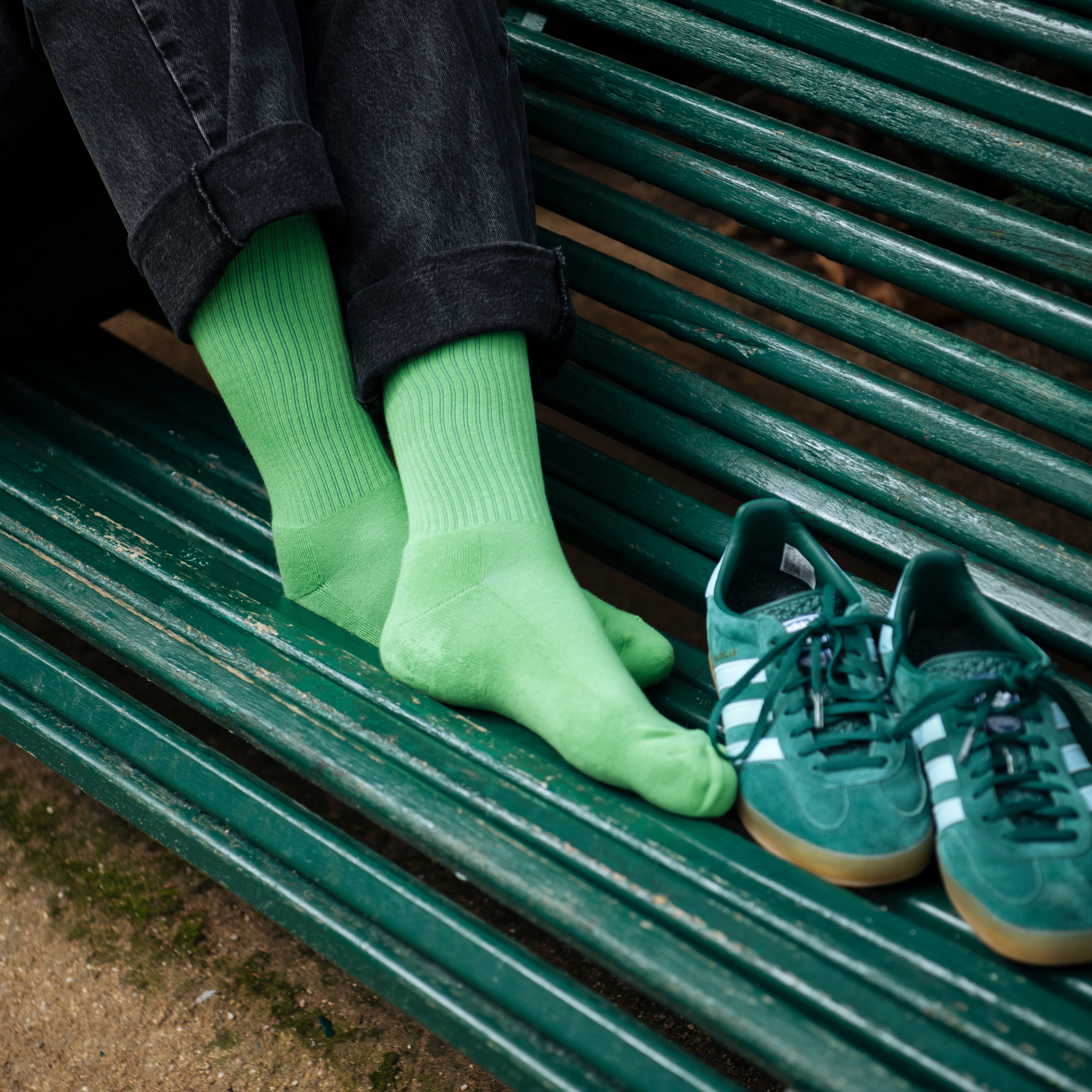 archiduchesse-bouclette-vert-saint-etienne-mi-chaussettes-courtes image 6