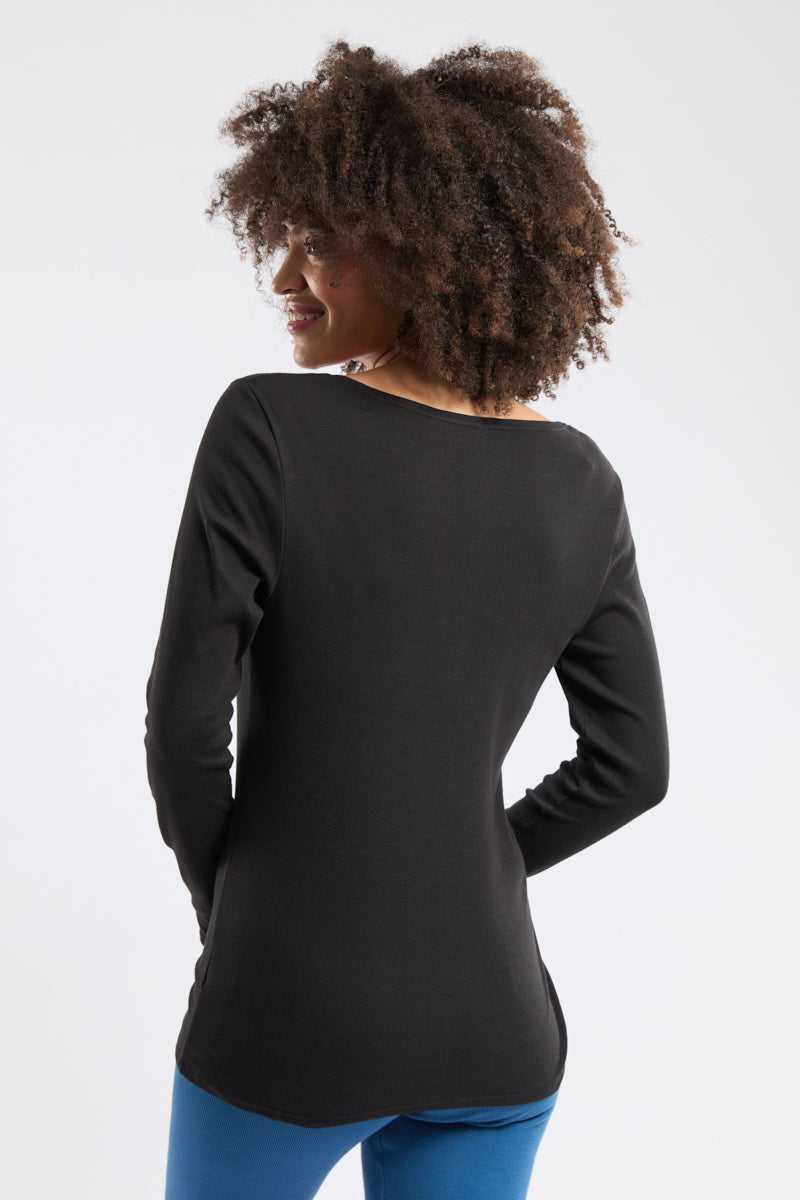 armor-lux-t-shirt-femme-manches-longues-coton-bio-et-kapok image 3