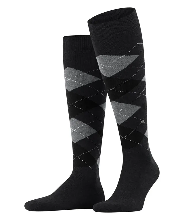 burlington-king-chaussettes-longues-homme-coton-gris-new-grey image 1