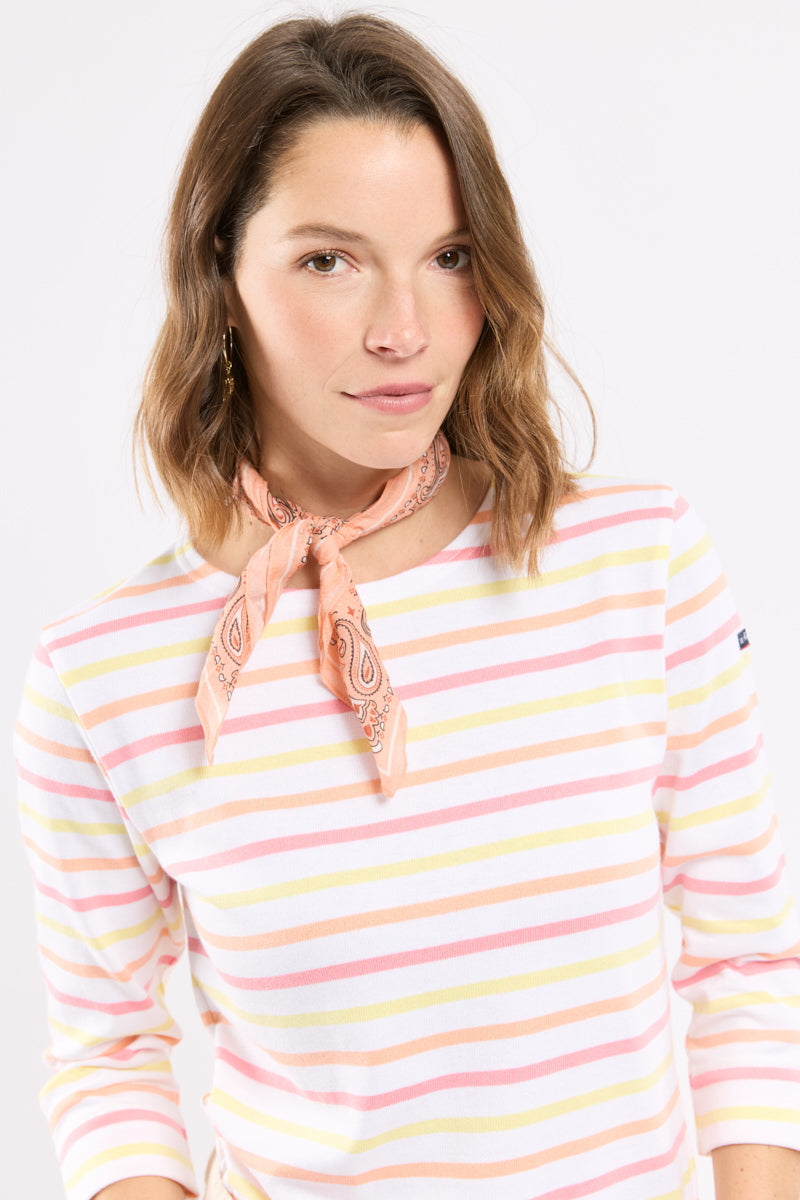 armor-lux-marini-re-tricolore-femme-en-coton-rustique image 2