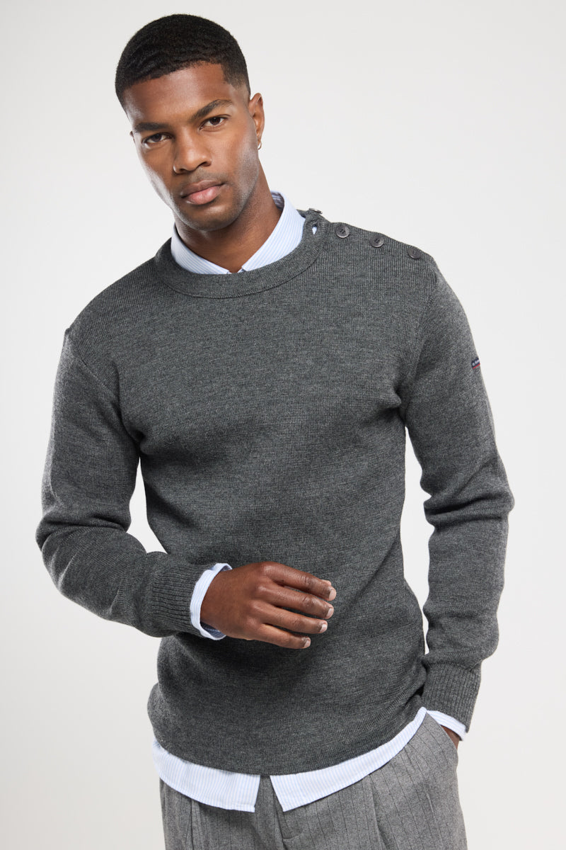 armor-lux-pull-marin-fouesnant-uni-100-laine-seconde-peau image 3
