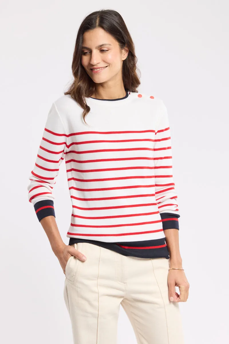 armor-lux-pull-marin-ray-femme-briac-100-laine-m-rinos image 1