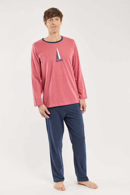 armor-lux-pyjama-homme-motif-l-ger-100-coton-jersey image 2
