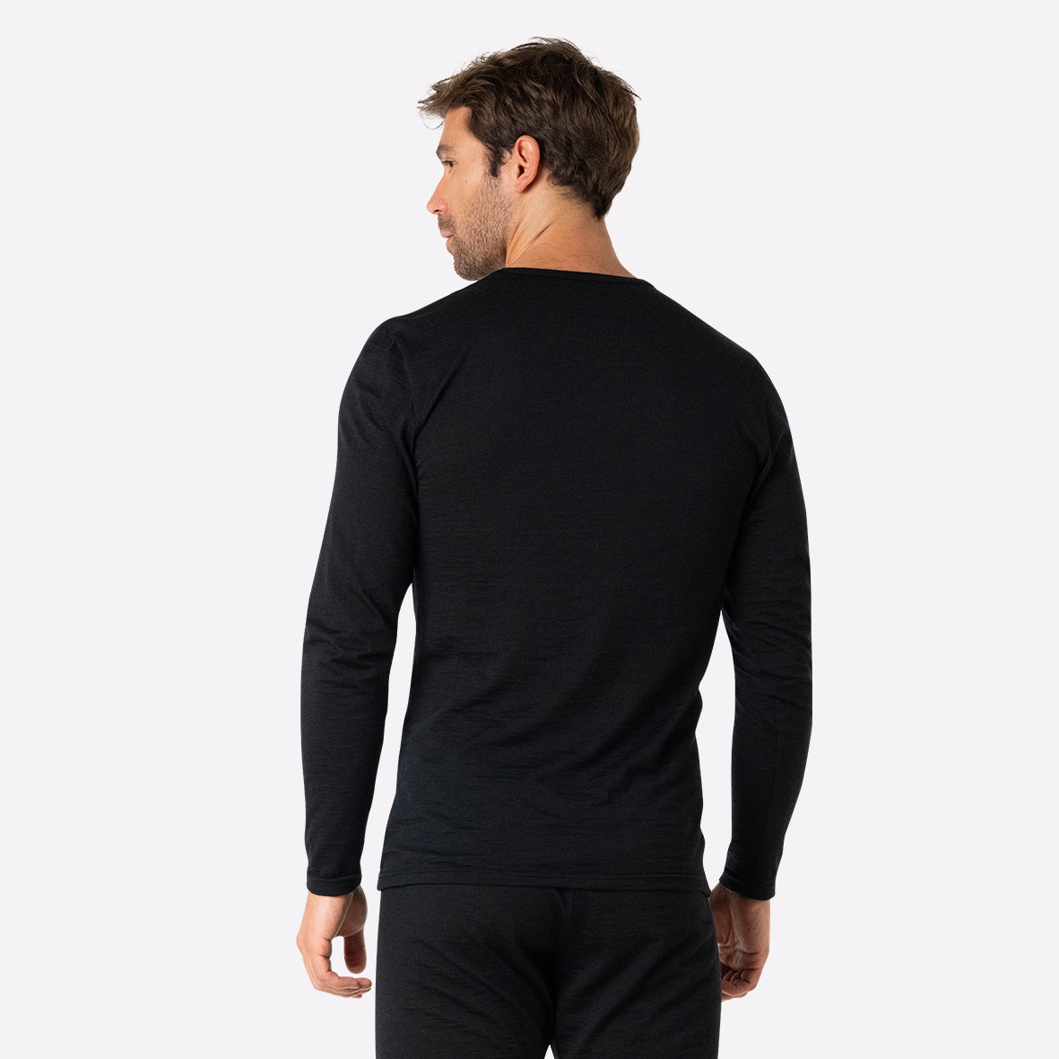 eminence-tee-shirt-manches-longues-homme-ligne-chaude-m-rinos-noir image 2