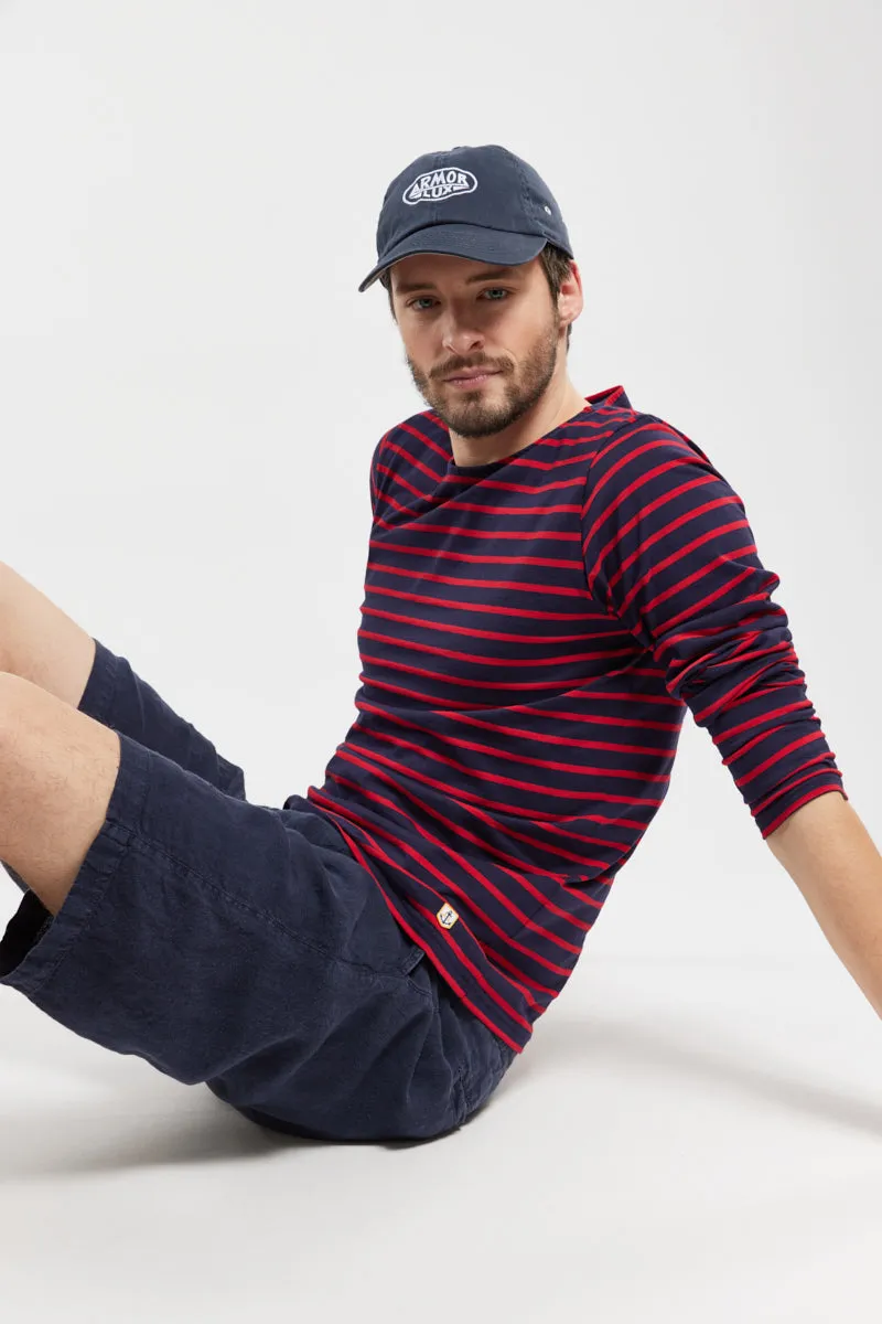 armor-lux-marini-re-ploz-vet-homme-coton-l-ger-145g-m-col-bateau image 1