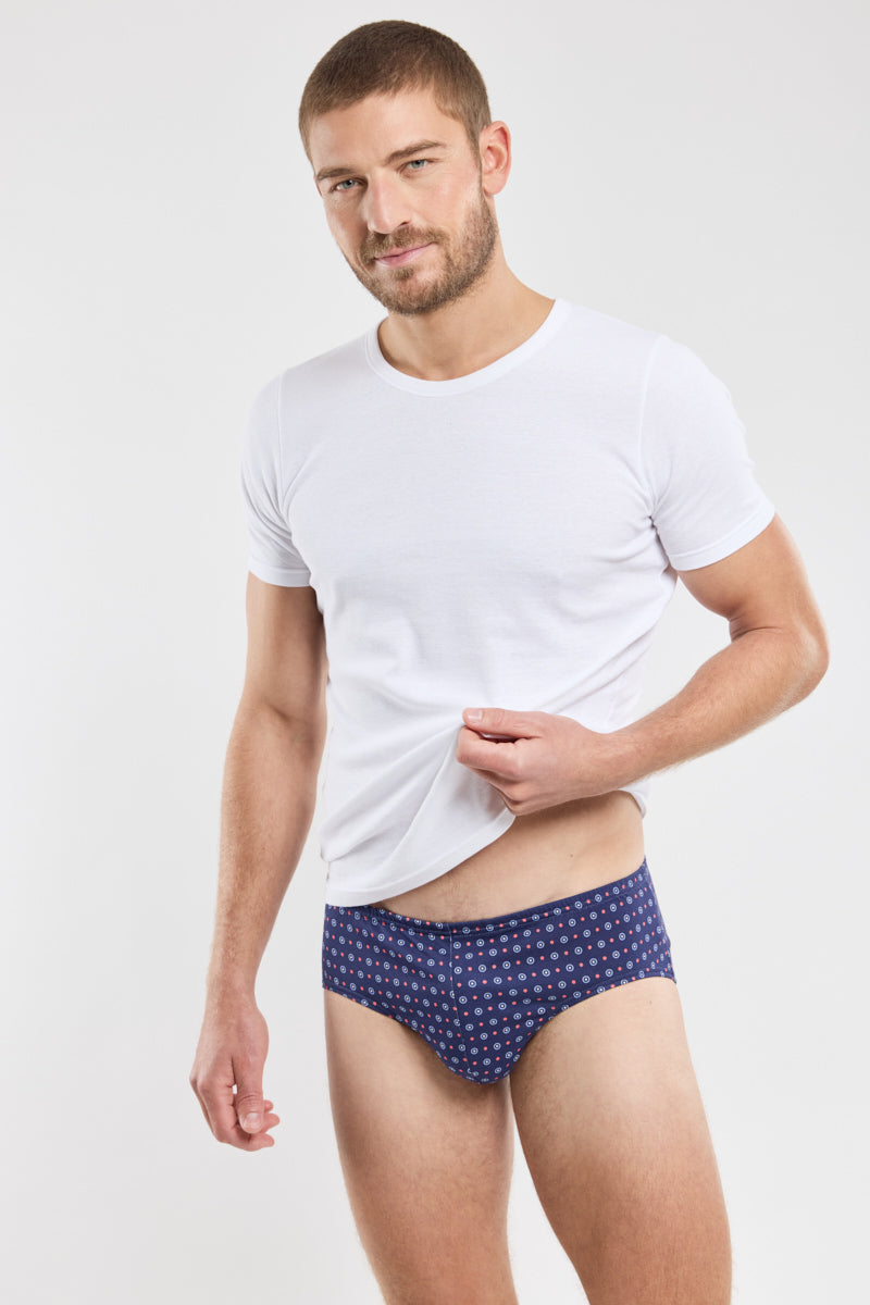 armor-lux-slip-homme-imprim-pois-coton-biologique image 3