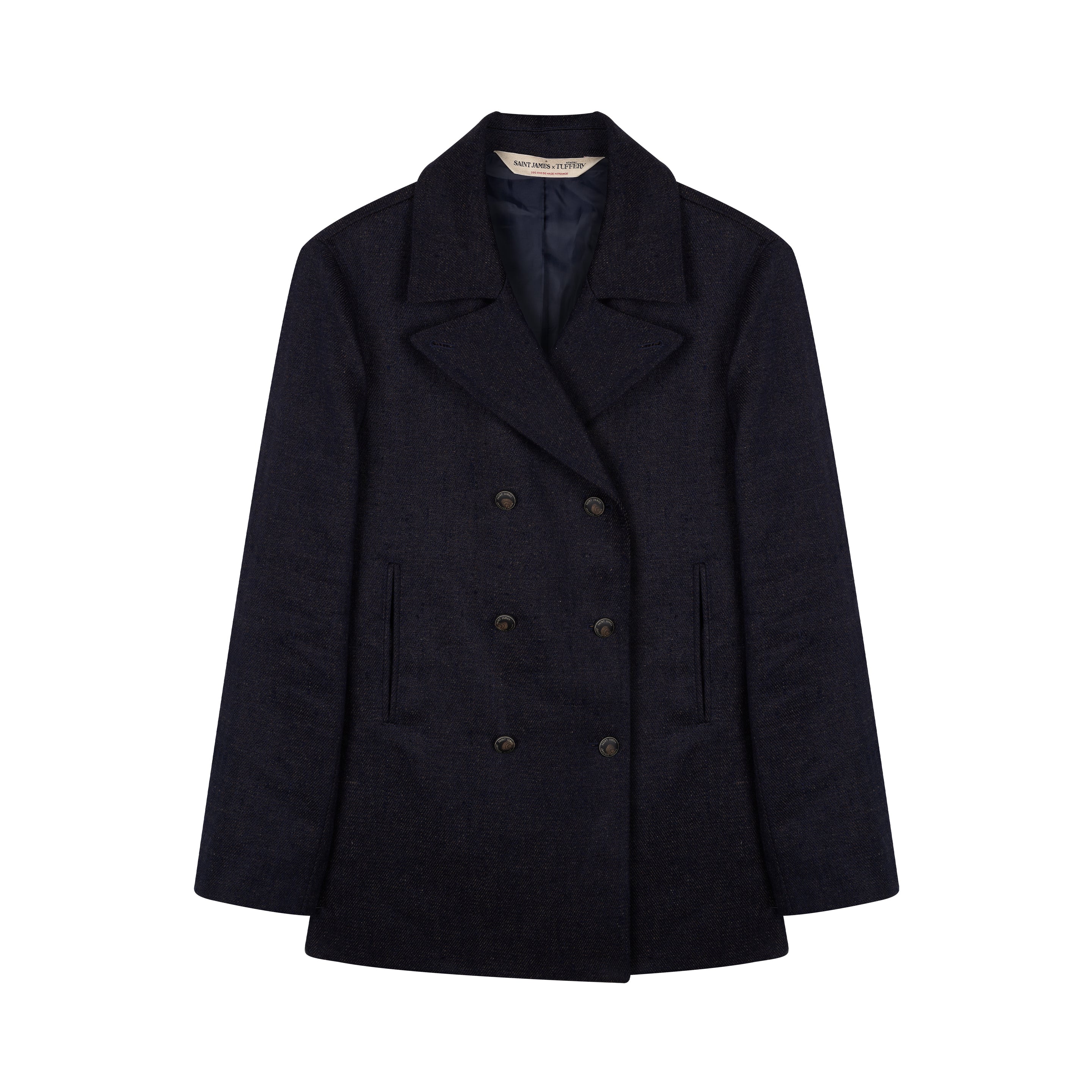 atelier-tuffery-x-saint-james-caban-homme-h-ritage-chanvre-et-laine-fran-aise image 1