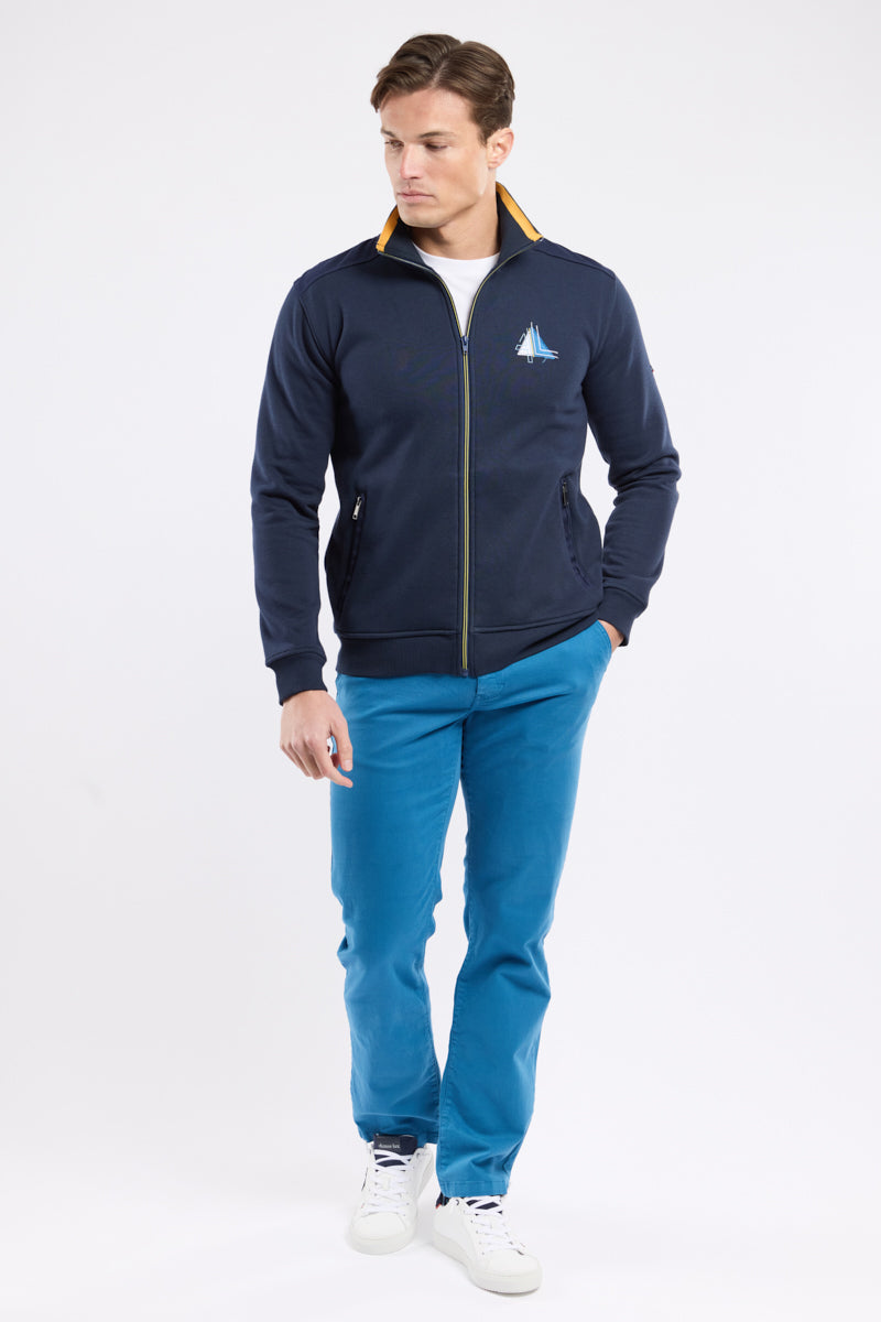 armor-lux-gilet-zipp-molleton-coudi-res-homme image 3