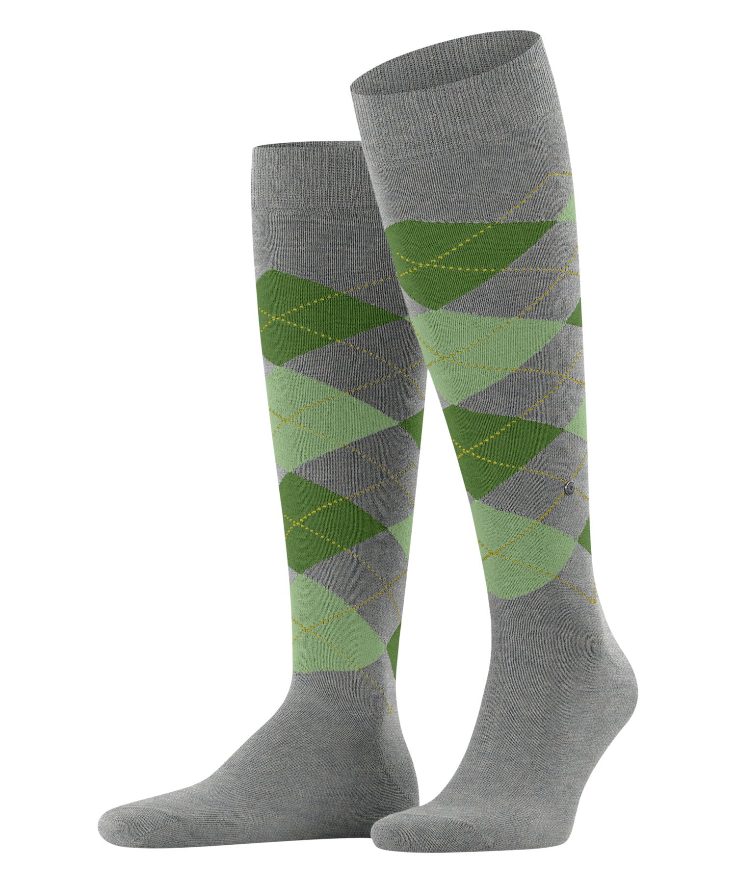 burlington-king-chaussettes-longues-homme-coton-fantaisie-gris-light-grey-3227-4 image 1