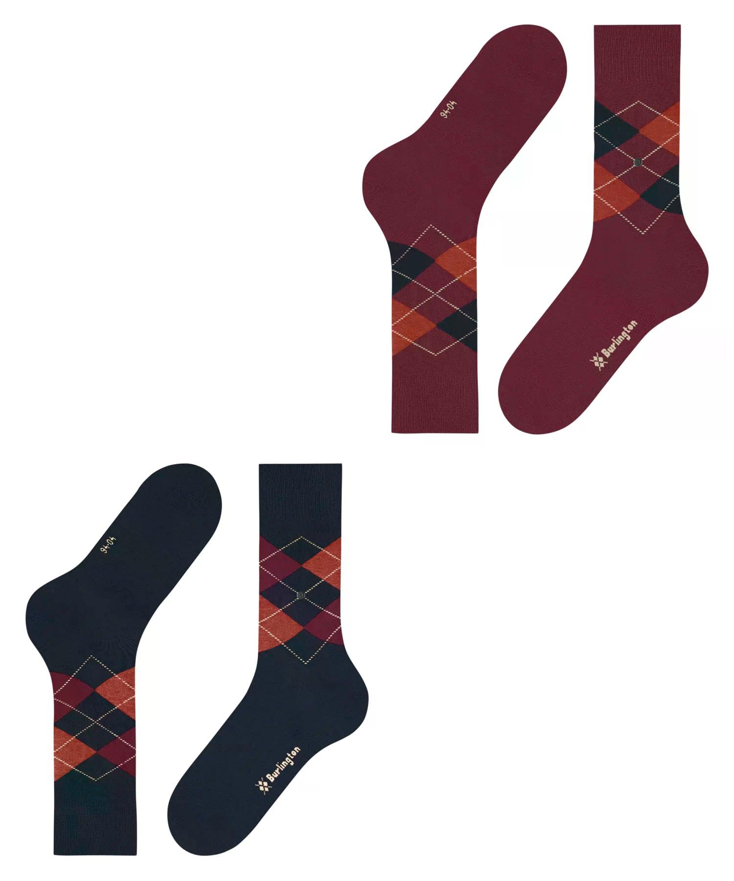burlington-everyday-argyle-chaussettes-homme-coton-opaque image 5