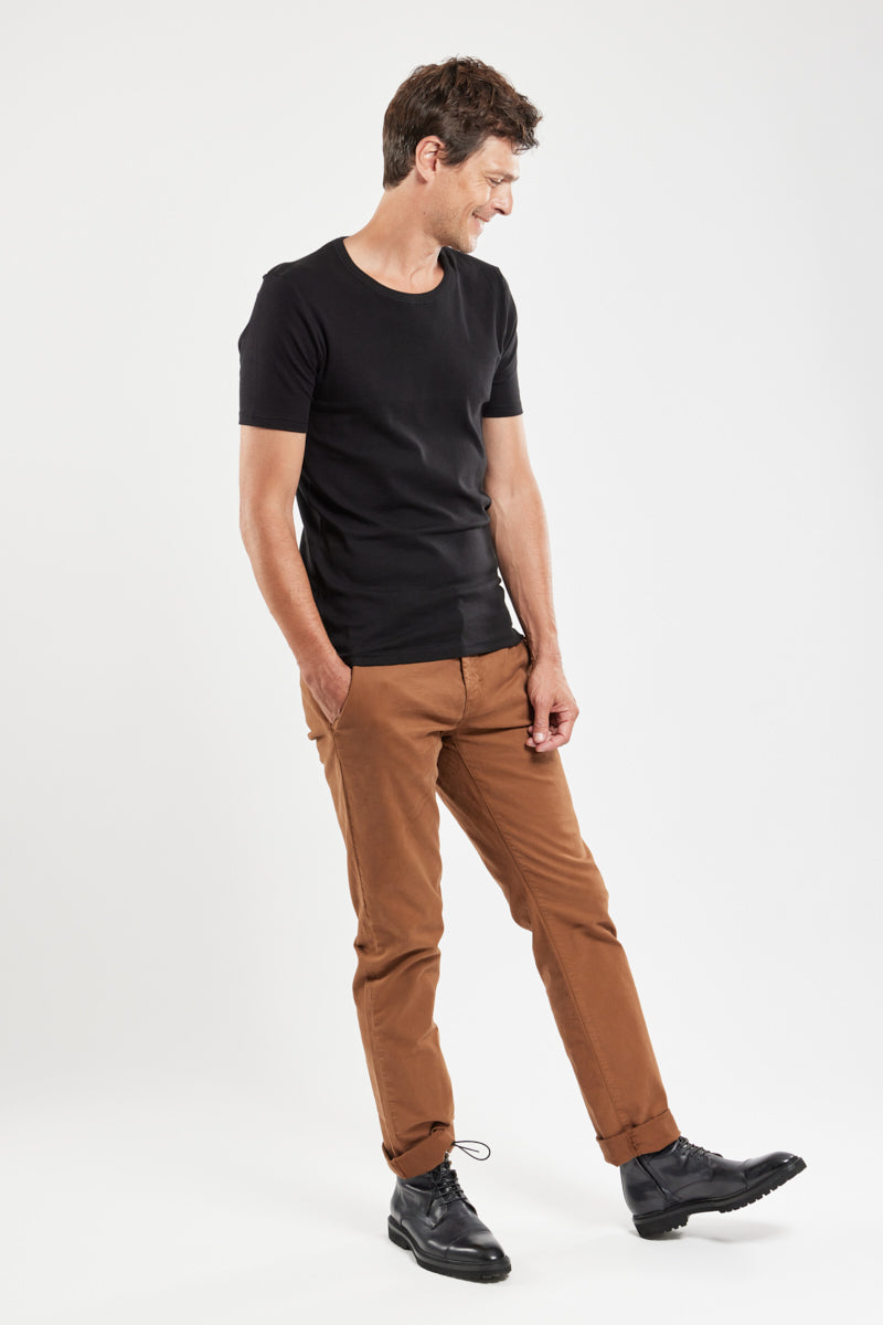 armor-lux-t-shirt-homme-uni-coton-bio-et-kapok image 4