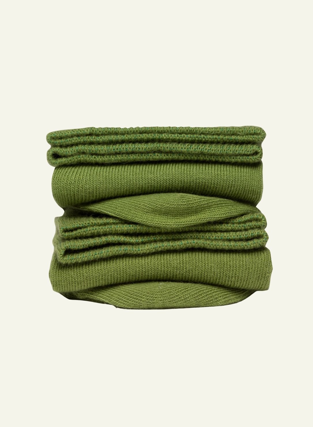 archiduchesse-de-ville-vert-olive-chaussettes-mi-mollet-coton image 1