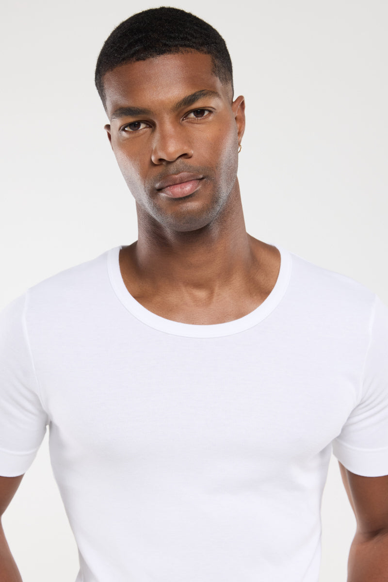 armor-lux-t-shirt-col-rond-coton-pais-bio-homme image 2
