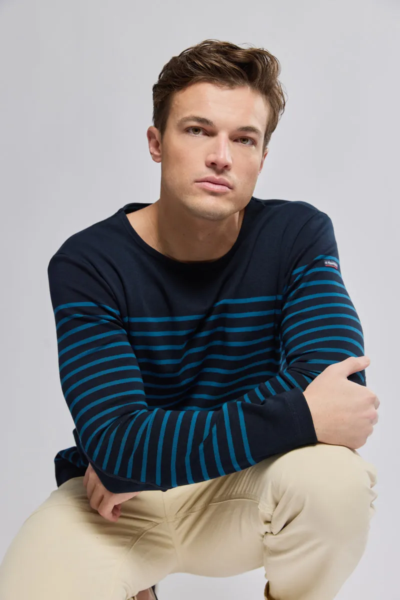 armor-lux-marini-re-homme-coton-pais-coudi-res-manches-longues image 1