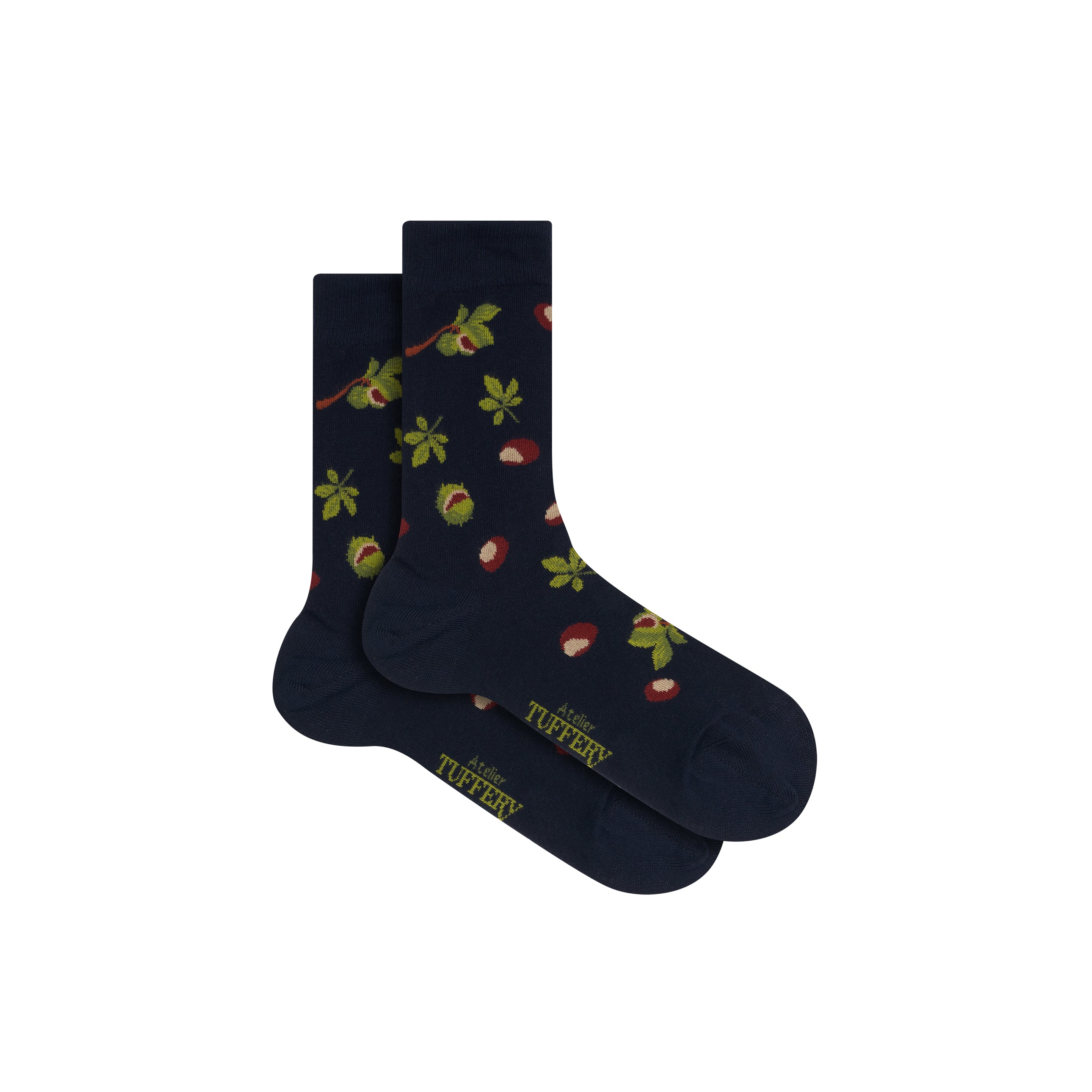 atelier-tuffery-chaussettes-fines-unisexes-bleues-montantes image 1