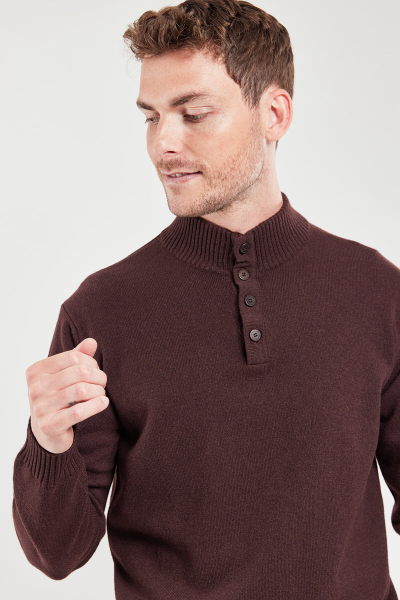 armor-lux-pull-col-boutonn-homme-100-laine-coupe-droite image 2