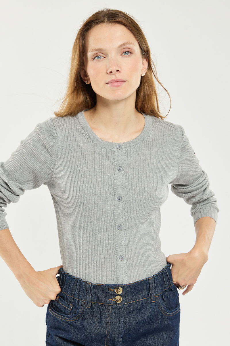 armor-lux-cardigan-femme-boutonn-100-laine-m-rinos image 4