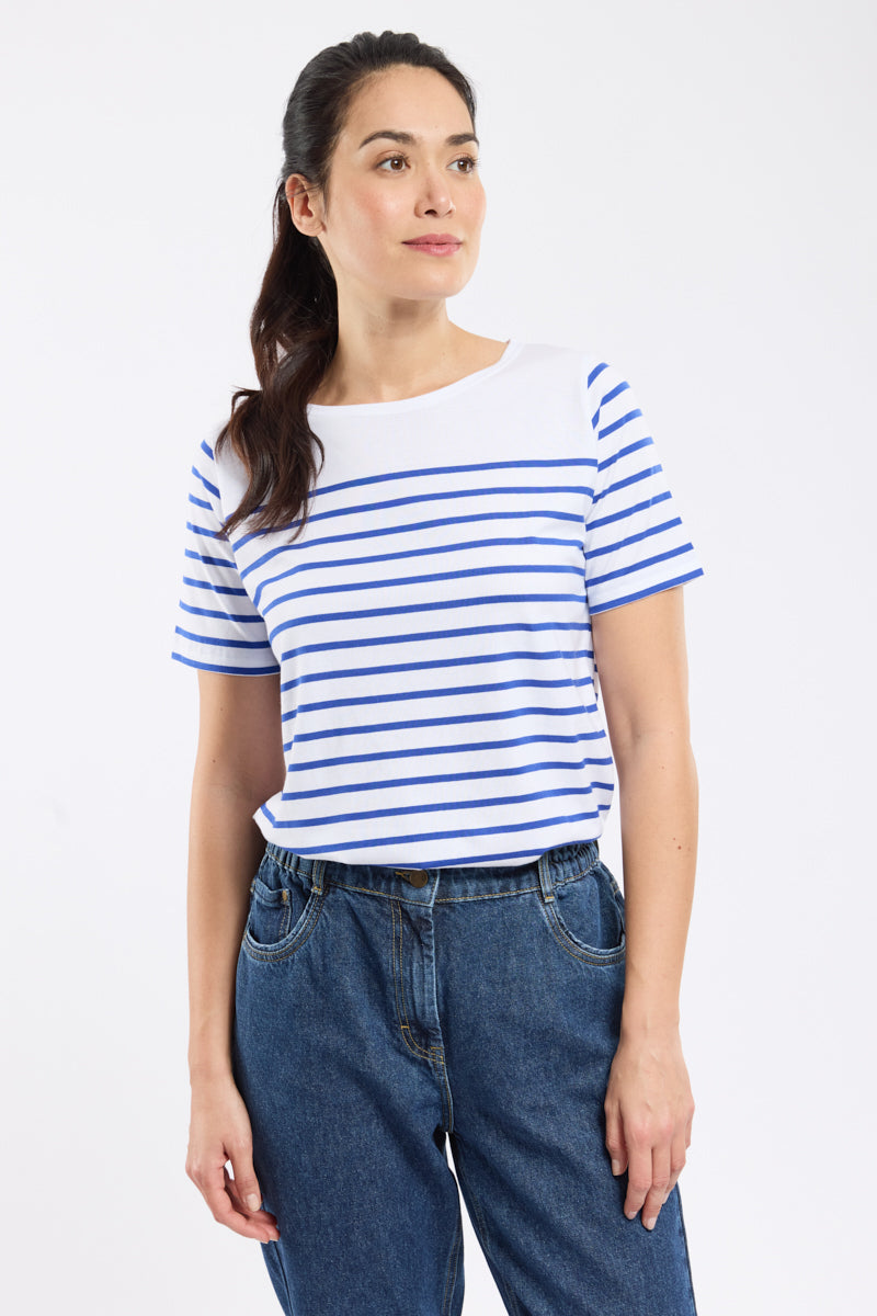 armor-lux-classe-de-mer-marini-re-femme-coton-l-ger-manches-courtes-2 image 4