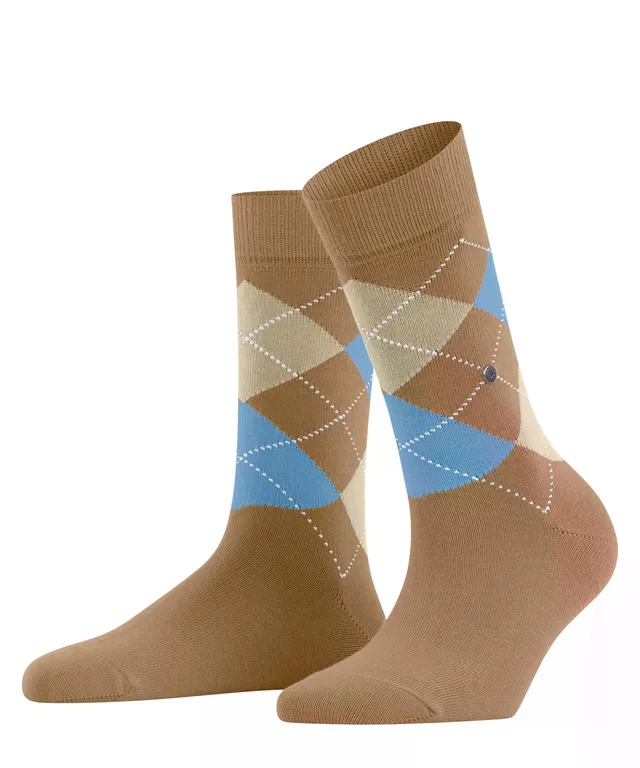 burlington-queen-chaussettes-femme-coton-marron-bisquit-5154-36-41 image 1