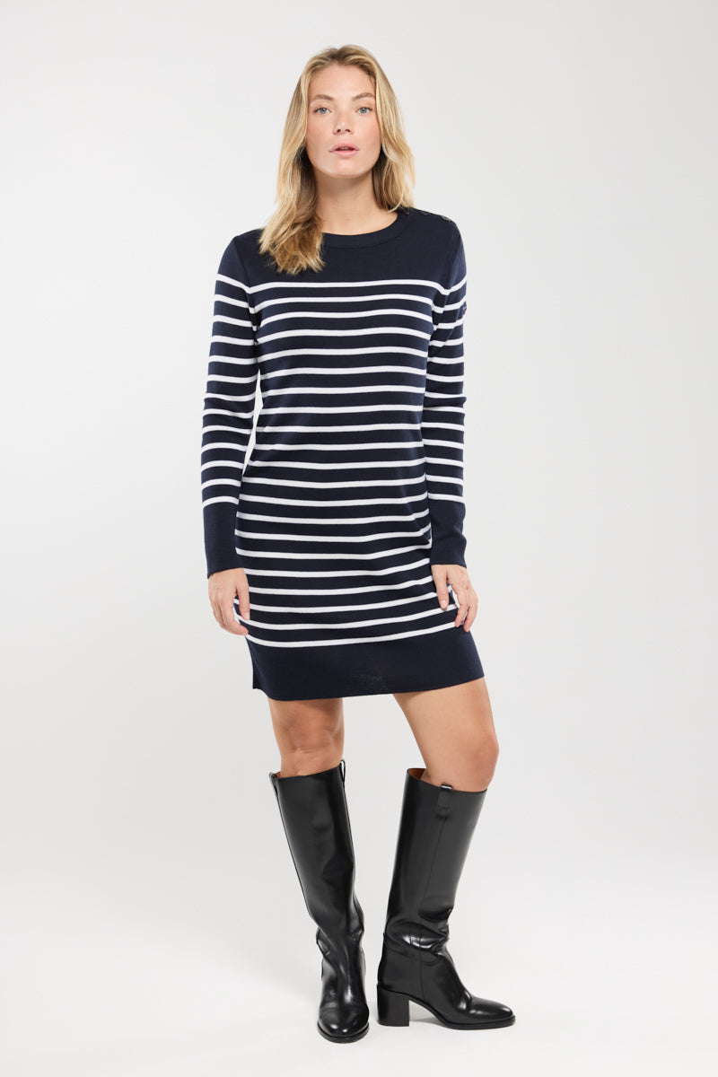 armor-lux-robe-ray-e-femme-laine-m-rinos-manches-longues image 3